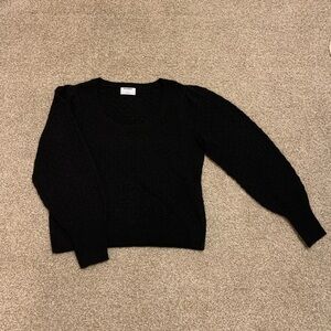 Old Navy Women's Elegant Black Scoop Neck Sweater